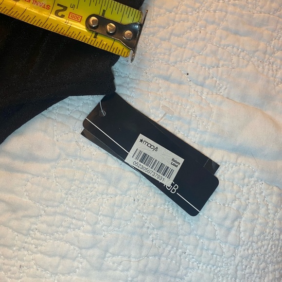 Women’s top by AGB. Black sheer with beaded neckline. NWT. MSRP $46. Sz S. - Picture 5 of 5